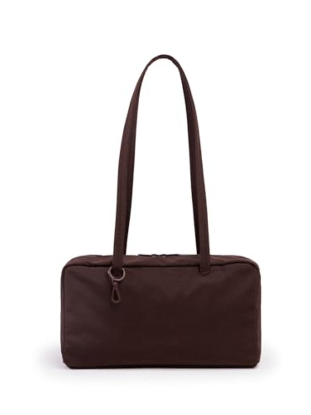 Recycled Nylon Bowler Bag with Shoulder Straps & Zip Pocket